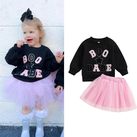 BOO BABE skirt and top set