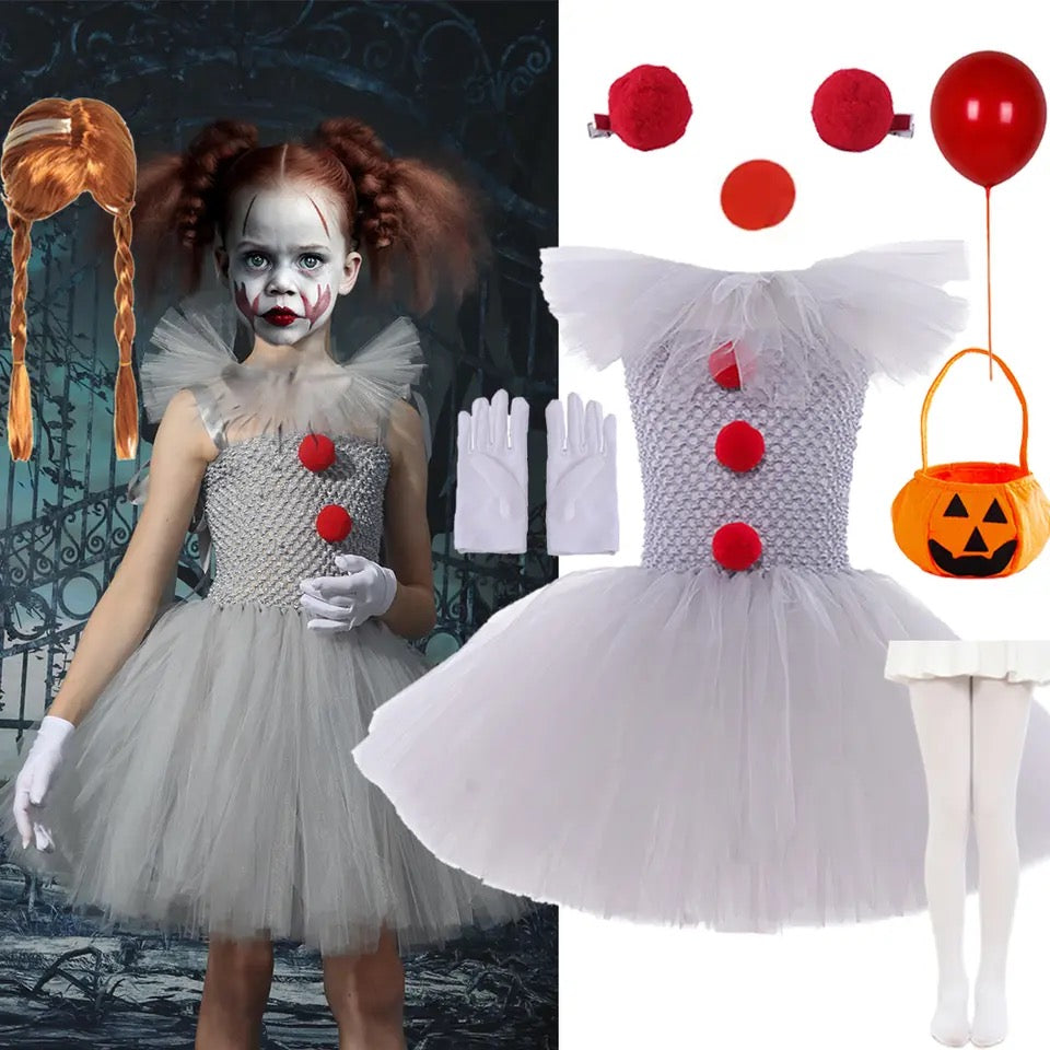 White clown outfit