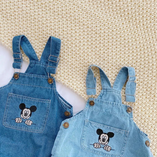 Micky dungaree romper