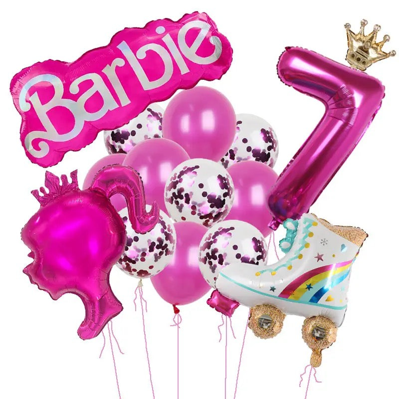 DIY BARBIE balloon set