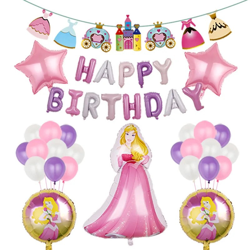 Large Princess balloon set