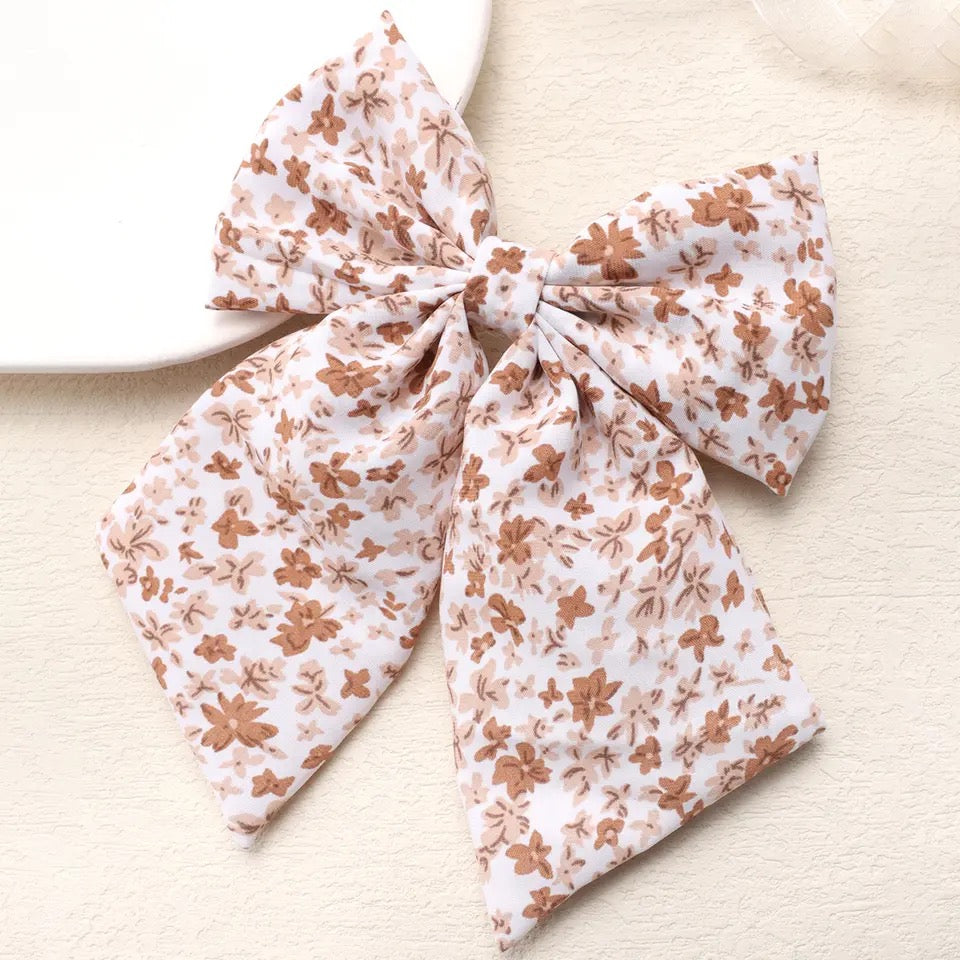 Large floral bow