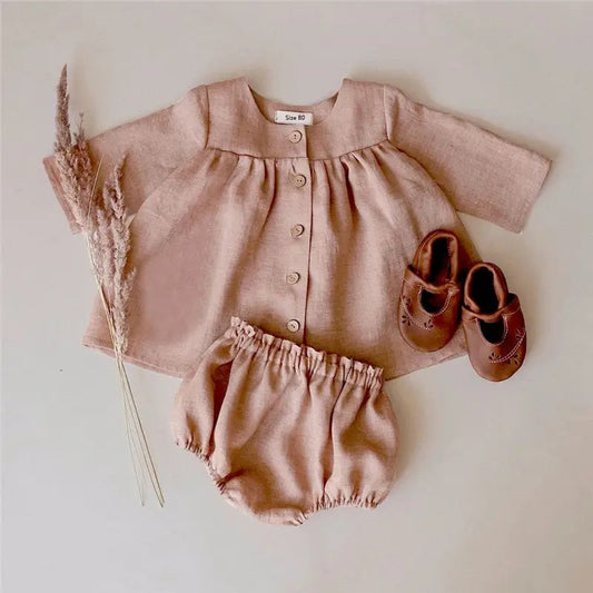 Light Dusky button 2pc set