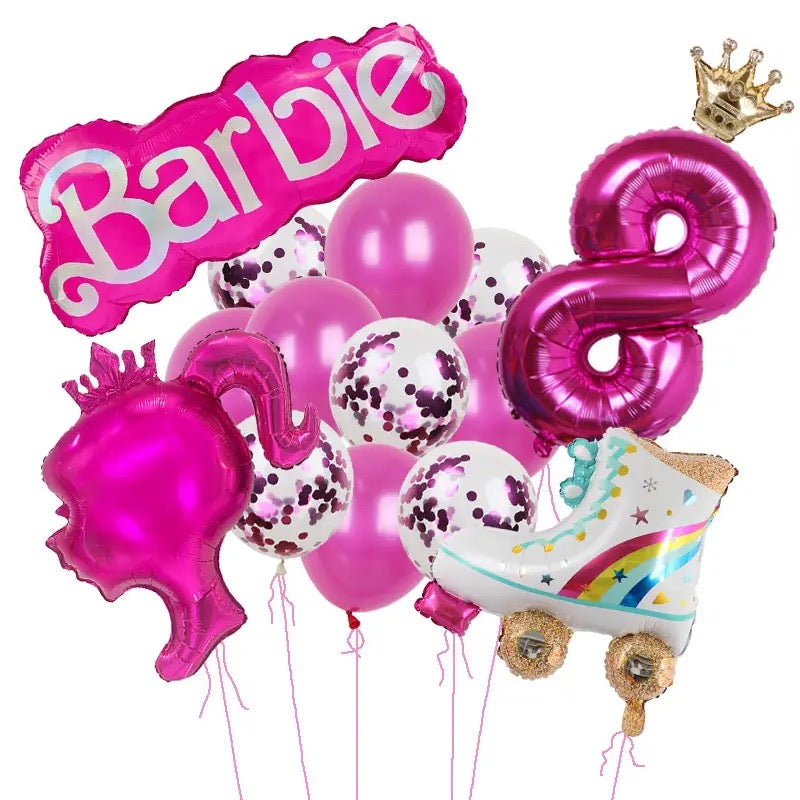 DIY BARBIE balloon set