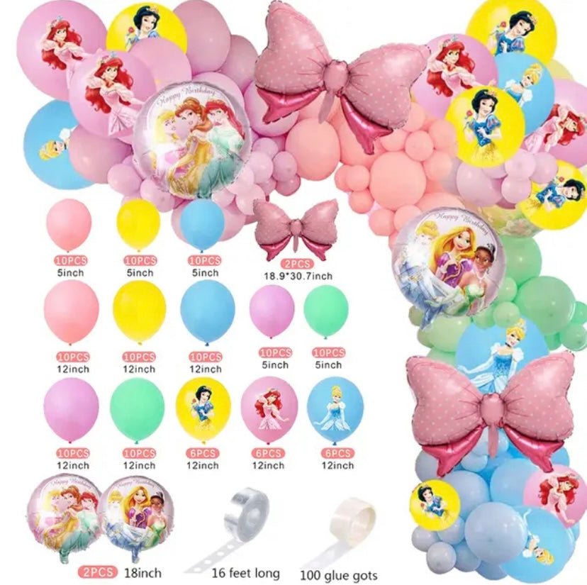 Princess balloon arch kit