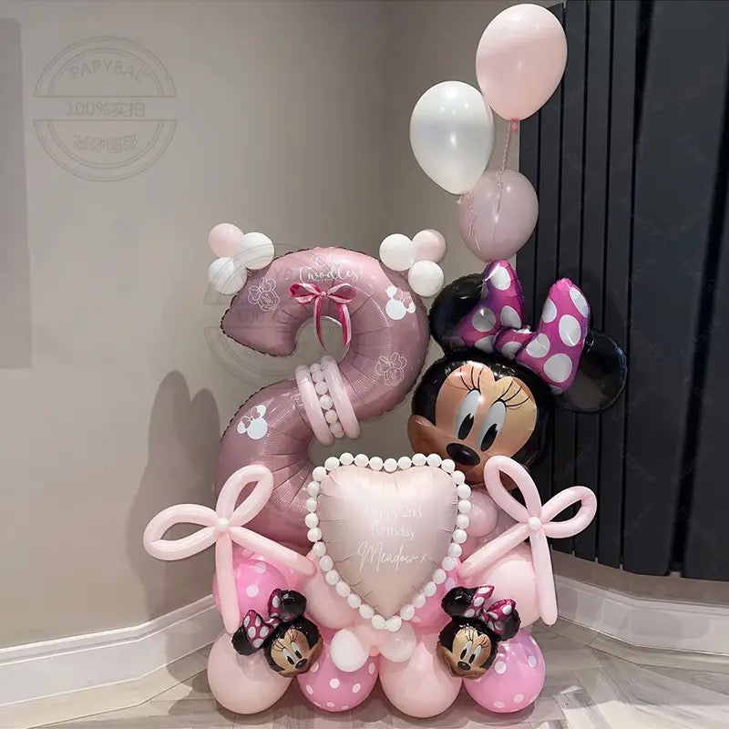 DIY mini mouse balloon set