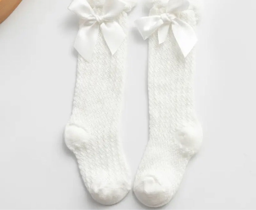 Ribbon lace socks 1-4y