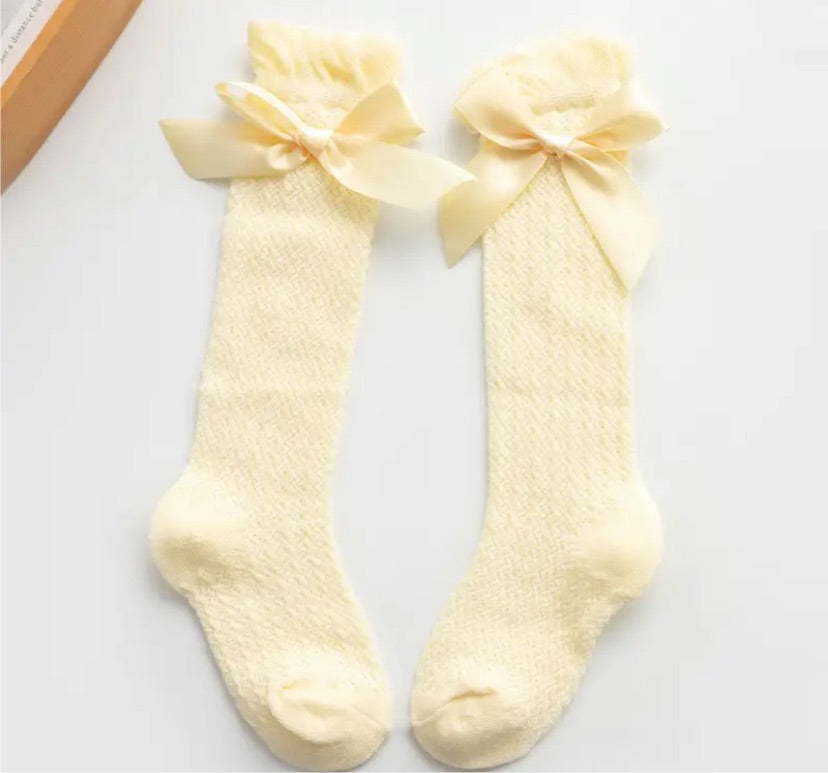 Ribbon lace socks 1-4y