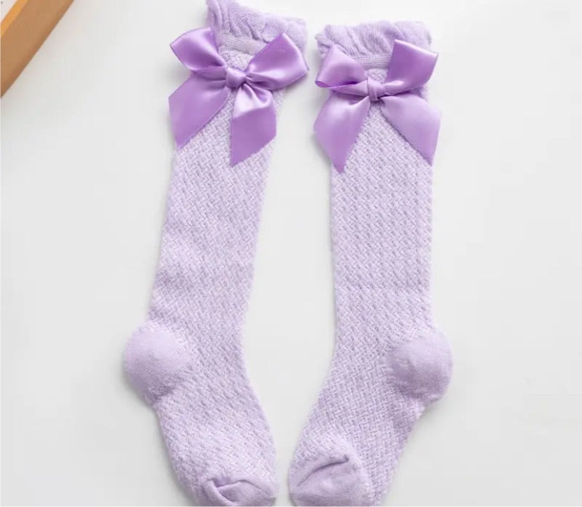 Ribbon lace socks 1-4y