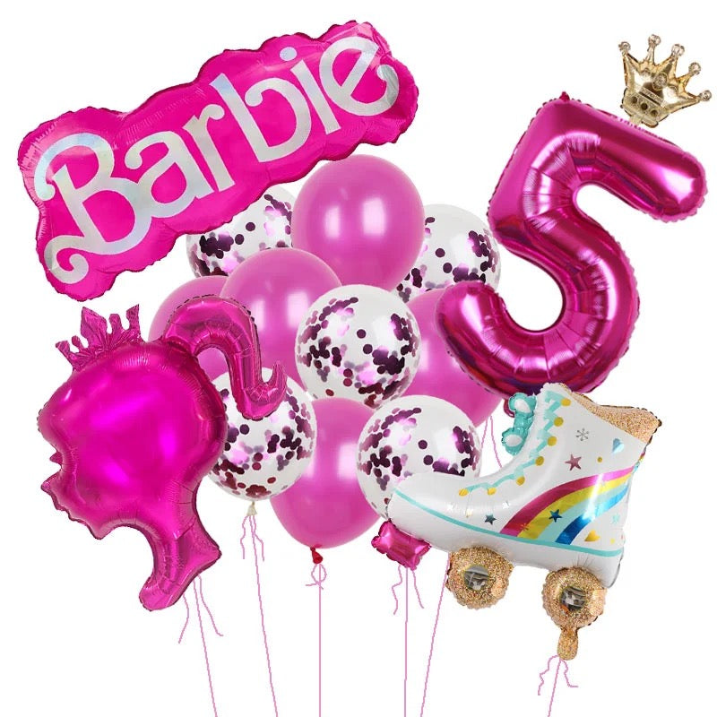 DIY BARBIE balloon set