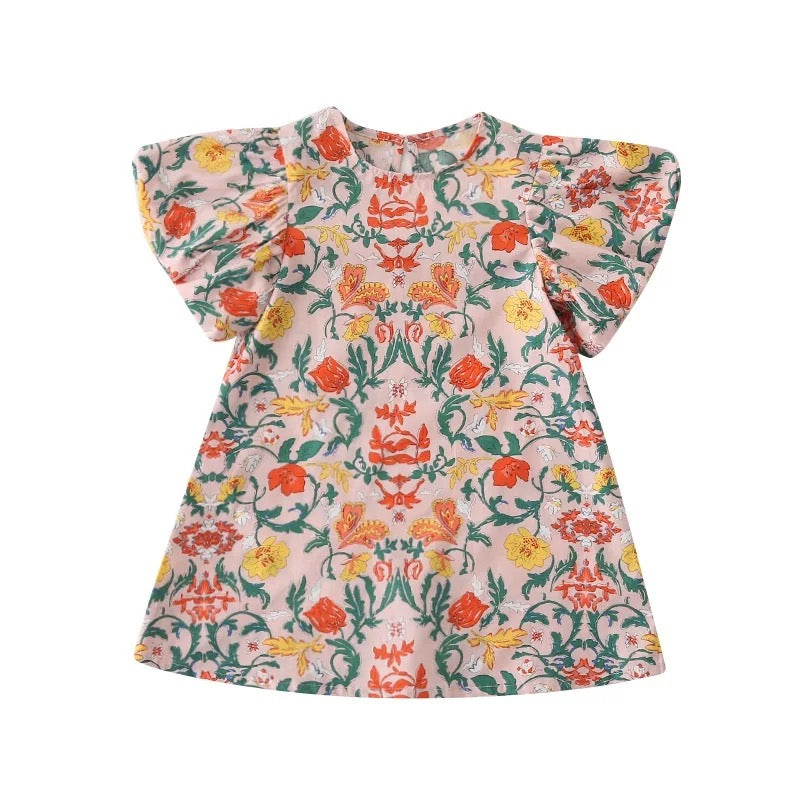 Little maves floral cuff dress