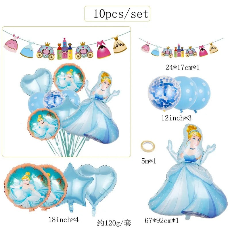 Princess balloon set