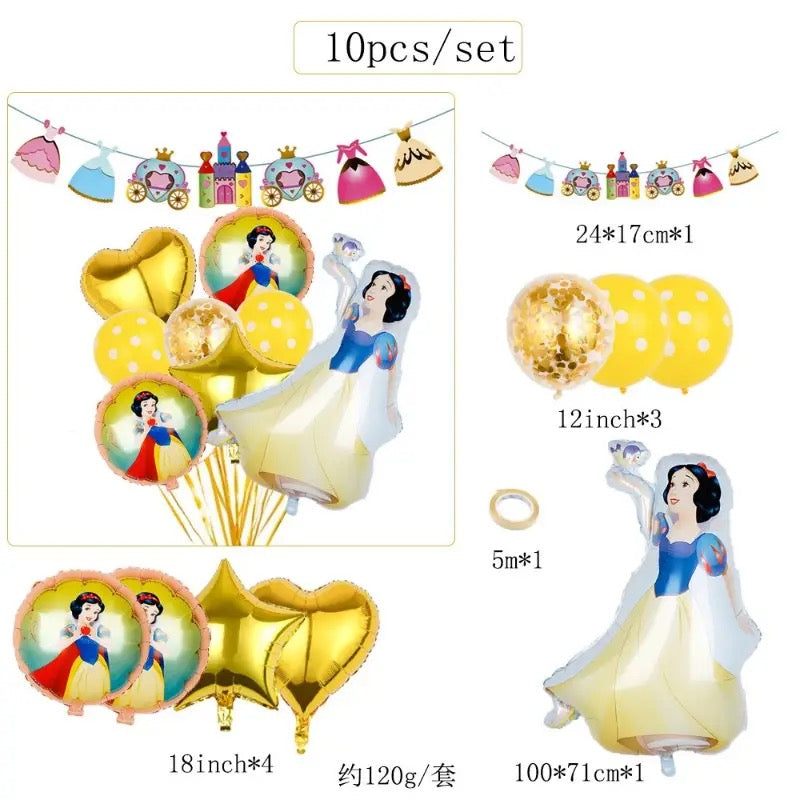 Princess balloon set