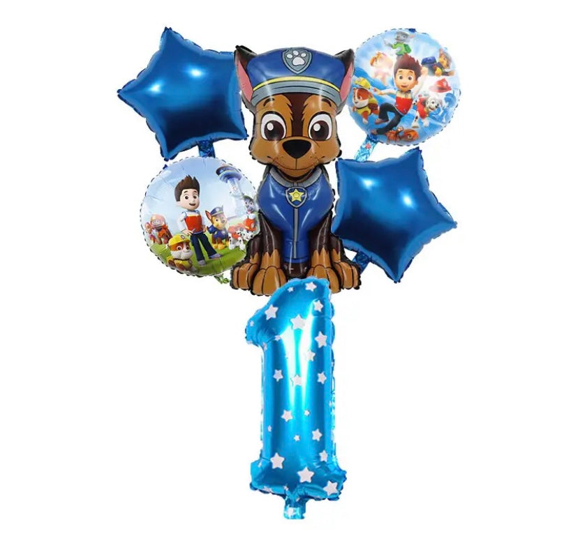 DIY balloon set paw patrol