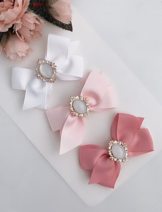 Ribbon Pearl gem set